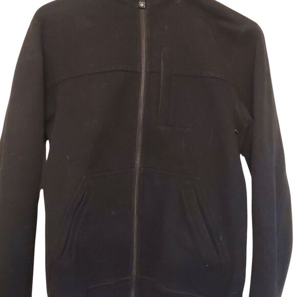 LULULEMON ATHLETICS Hooded Scuba Jacket Black Size Medium - Picture 3 of 4